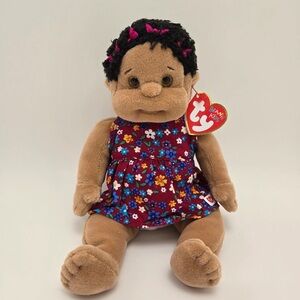 Ty Beanie Kids Stuffed Doll with Floral Dress